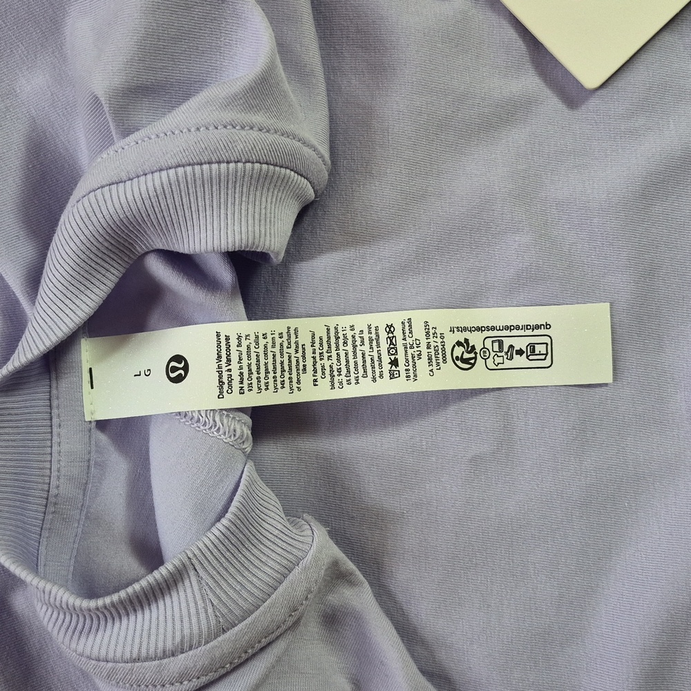 Lululemon All Yours Organic Cotton Tank Size L NWT - Picture 7 of 11